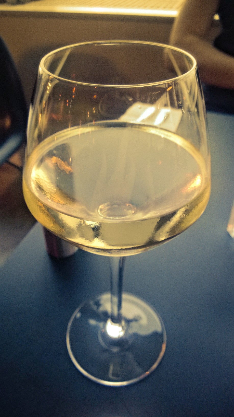 Perhaps surprising choice of warm-up drink