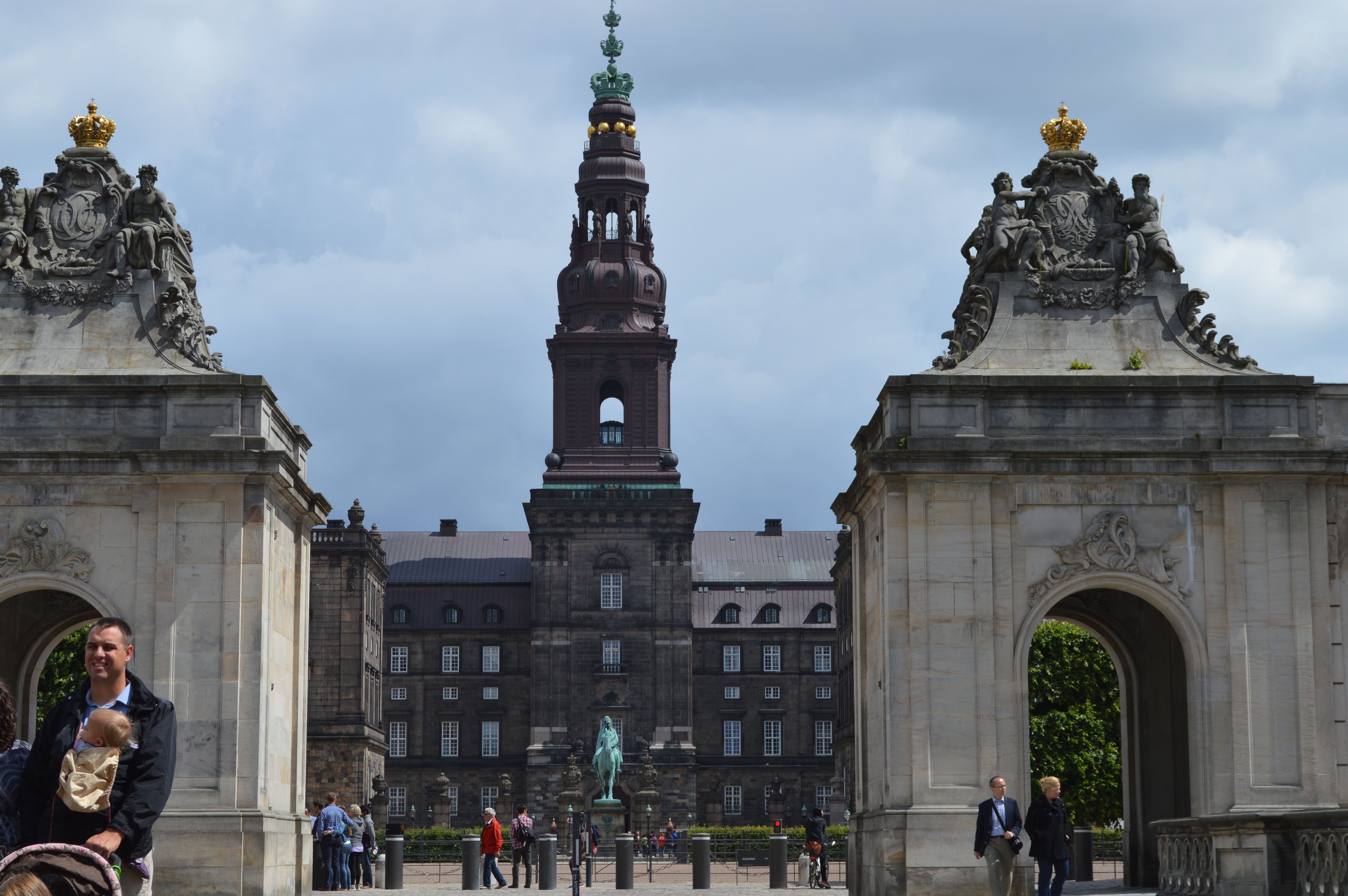 View towards Christiansborg slotsplads