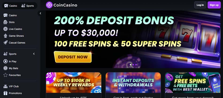 CoinCasino anmeldelse